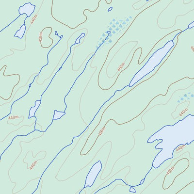 Natural Resources Canada Bentley Lake, SK (064L14 Toporama) digital map