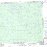 Natural Resources Canada Bieber River, MB (064A16 CanMatrix) digital map