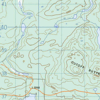 Natural Resources Canada Big Bend Creek, BC (093F10 CanMatrix) digital map