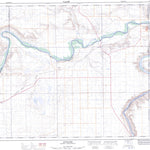 Natural Resources Canada Bindloss, AB (072L16 CanMatrix) digital map