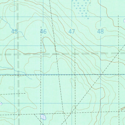 Natural Resources Canada Bison Lake, AB (084F01 CanMatrix) digital map