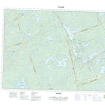 Natural Resources Canada Bon Echo, ON (031C14 CanTopo) digital map