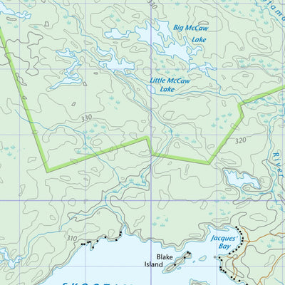 Natural Resources Canada Bon Echo, ON (031C14 CanTopo) digital map