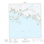 Natural Resources Canada Bond Inlet (025J04 CanTopo) digital map