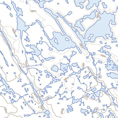 Natural Resources Canada Boot Lake, NU (056A09 Toporama) digital map