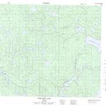 Natural Resources Canada Borland Lake, ON (053D16 CanMatrix) digital map
