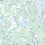Natural Resources Canada Bouskill Lake, NT (075A01 Toporama) digital map