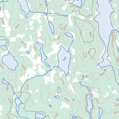 Natural Resources Canada Bouskill Lake, NT (075A01 Toporama) digital map