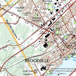 Natural Resources Canada Brockville, ON (031B12 CanTopo) digital map
