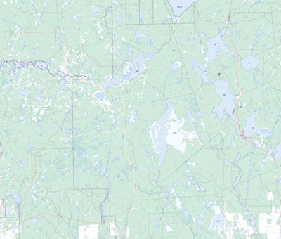 Natural Resources Canada Bronson Lake, SK (073F13 Toporama) digital map