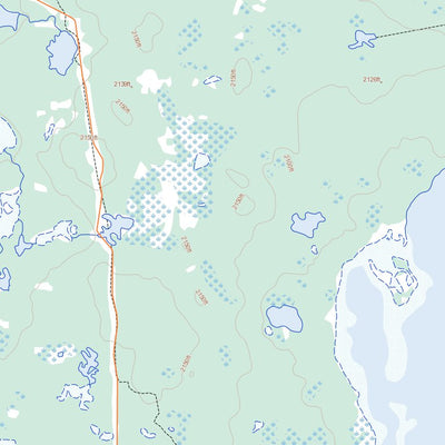 Natural Resources Canada Bronson Lake, SK (073F13 Toporama) digital map