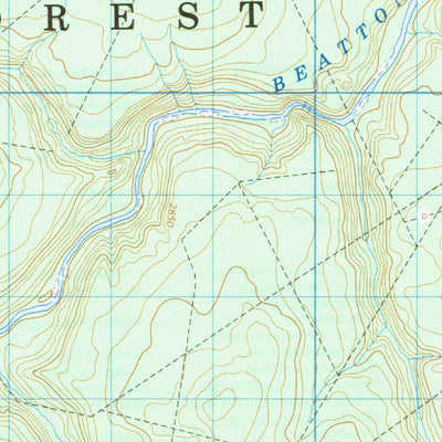 Natural Resources Canada Bubbles Creek, BC (094H04 CanMatrix) digital map