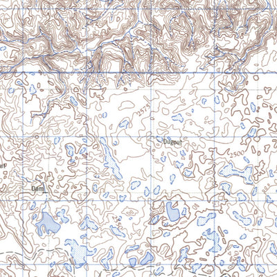 Natural Resources Canada Buffalo Gap, SK (072H03 CanMatrix) digital map