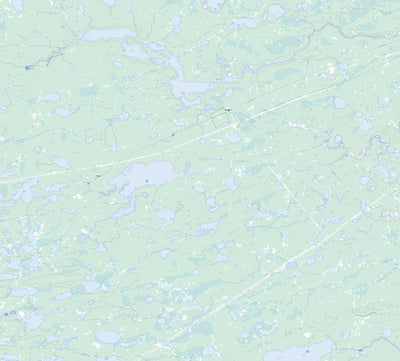 Natural Resources Canada Butnau Lake, MB (054D03 Toporama) digital map