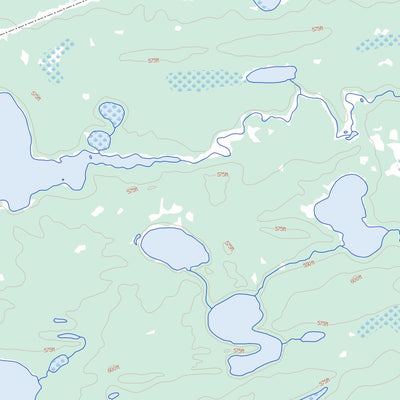 Natural Resources Canada Butnau Lake, MB (054D03 Toporama) digital map