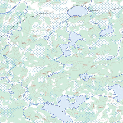 Natural Resources Canada Butterfly Lake, MB (063I06 Toporama) digital map