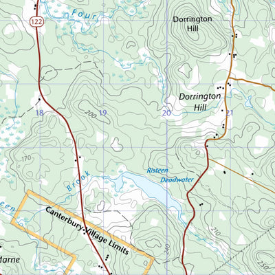 Natural Resources Canada Canterbury, NB (021G14 CanTopo) digital map