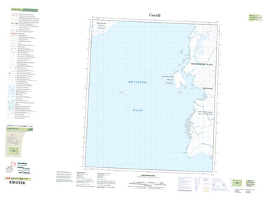 Natural Resources Canada Cape Beuchat (089D10 CanTopo) digital map