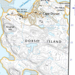 Natural Resources Canada Cape Dorset, NU (036C02 CanTopo) digital map