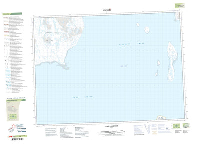 Natural Resources Canada Cape Thalbitzer (037C14 CanTopo) digital map