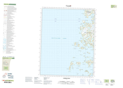 Natural Resources Canada Caribou Point (026L10 CanTopo) digital map