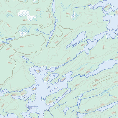 Natural Resources Canada Carillon Lake, ON (052N09 Toporama) digital map