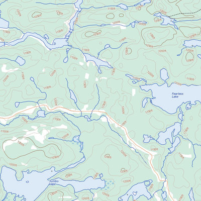 Natural Resources Canada Cedar Lake, ON (042C12 Toporama) digital map
