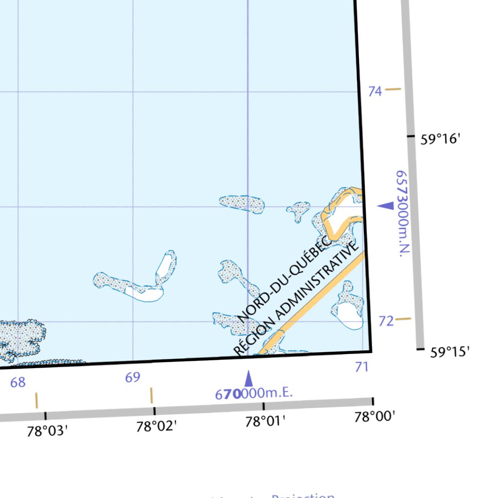 Checkered Islands (034M08 CanTopo) Map by Natural Resources Canada ...