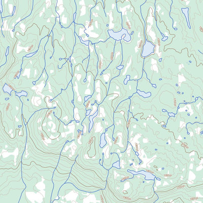 Natural Resources Canada Chute Au Granite, QC (023N16 Toporama) digital map