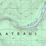 Natural Resources Canada Clinton Creek, YT (116C07 CanMatrix) digital map