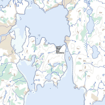Natural Resources Canada Conolly Bay, NU (077A01 Toporama) digital map