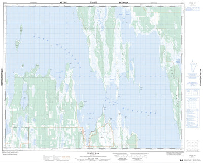 Natural Resources Canada Crane Bay, MB (062O11 CanMatrix) digital map