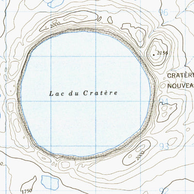 Natural Resources Canada Cratère Du Nouveau-Québec East, QC (035H05 CanMatrix) digital map