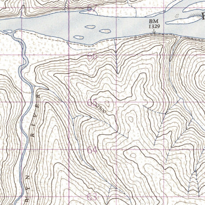 Natural Resources Canada Cripple Creek, YT (115J16 CanMatrix) digital map