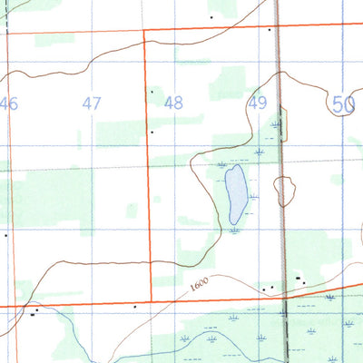 Natural Resources Canada Dorintosh, SK (073K07 CanMatrix) digital map