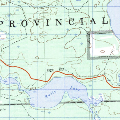 Natural Resources Canada Dorintosh, SK (073K07 CanMatrix) digital map
