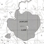 Natural Resources Canada Dowler Lake, SK (074K13 CanMatrix) digital map