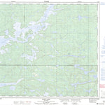 Natural Resources Canada Earp Lake, MB (064B06 CanMatrix) digital map