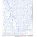 Natural Resources Canada East Channel, NT (106M16 CanMatrix) digital map