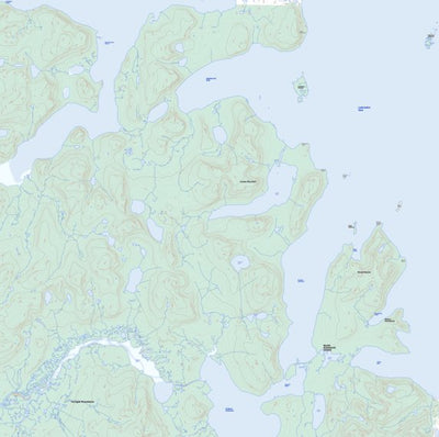 Natural Resources Canada Eclipse Harbour (024P16 Toporama) digital map