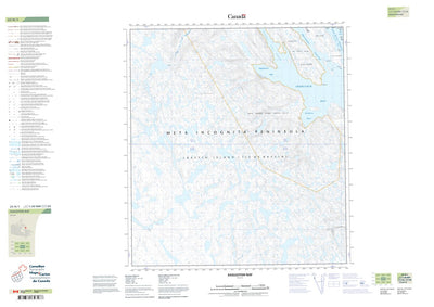 Natural Resources Canada Eggleston Bay (025N01 CanTopo) digital map