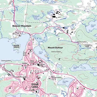 Natural Resources Canada Elliot Lake, ON (041J07 Toporama) digital map