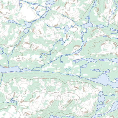 Natural Resources Canada Elross Lake, NL (023J14 Toporama) digital map