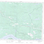 Natural Resources Canada Endako, BC (093K03 CanMatrix) digital map