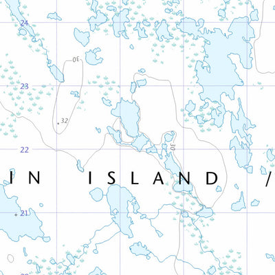 Natural Resources Canada Epowak Lake (036G03 CanTopo) digital map