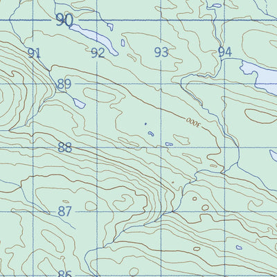 Natural Resources Canada Faro, YT (105K03 CanMatrix) digital map