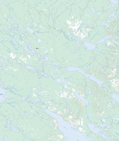 Natural Resources Canada Fenwick Lake, NT (086E06 Toporama) digital map