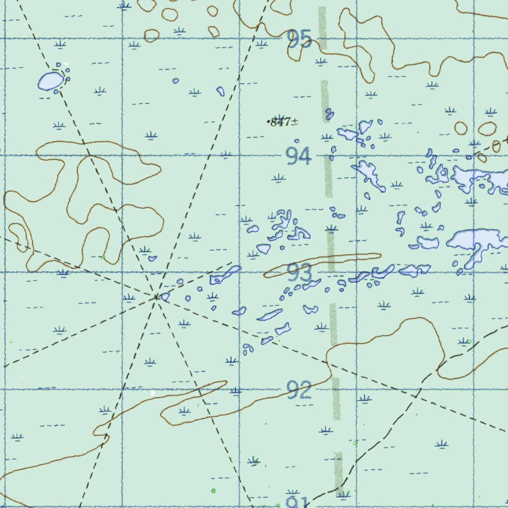 Fifth Meridian, AB (084J09 CanMatrix) Map by Natural Resources Canada ...