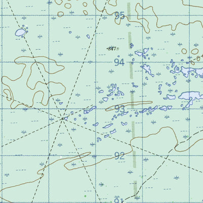 Natural Resources Canada Fifth Meridian, AB (084J09 CanMatrix) digital map