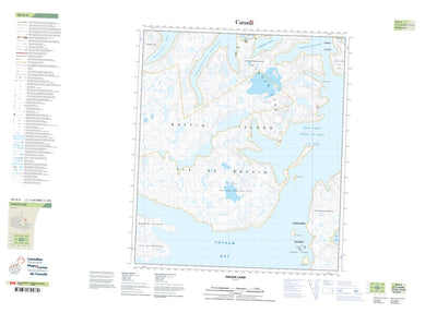 Natural Resources Canada Finger Land (026A06 CanTopo) digital map